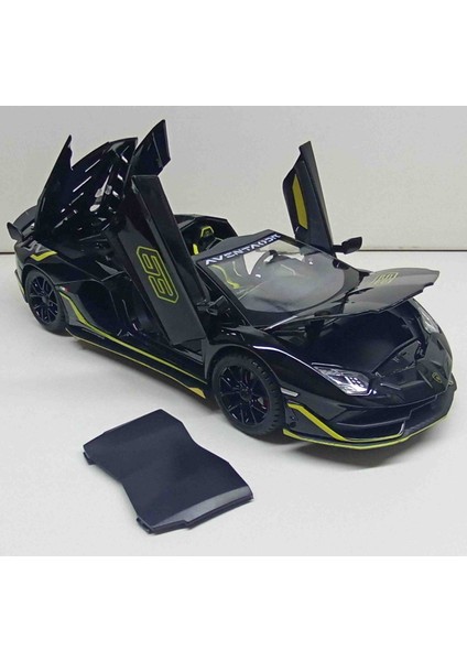 1:24 Sesli Işıklı Lamborghini Aventador 63 ( Full Açılan Model)