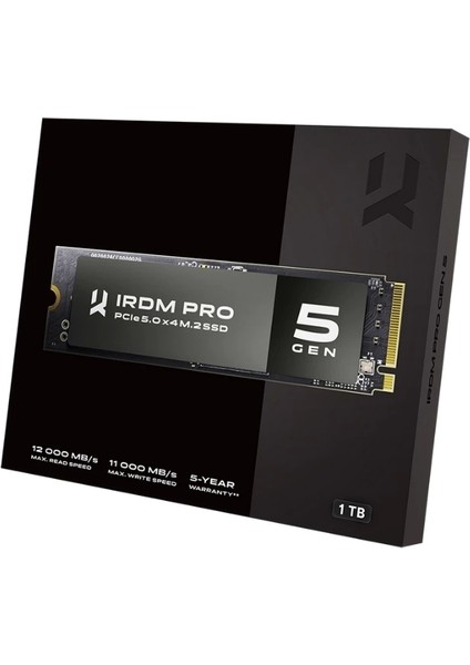 Irdm Pro 1tb Nvme 11500/9000MB/S Gen5 M.2 2280 SSD