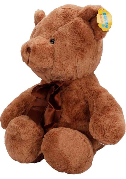 Peluş Ayı Kurdaleli 45 cm 47705 Kahverengi
