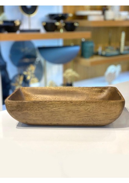 Akasya Dikdörtgen Kase 30x17 Cm