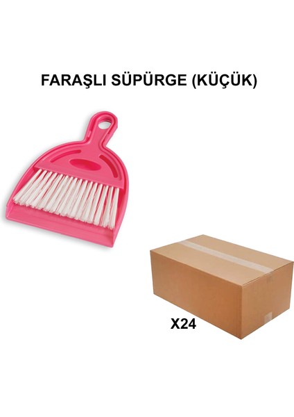 Izmir Fırça Arge Toptan Faraşlı Süpürge Küçük - 24 Adet