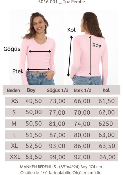 V Yaka Slim Fit Tişört-Toz Pembe indirimleri
