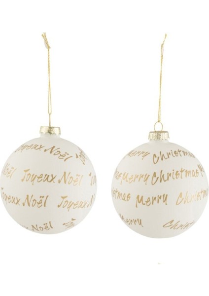 Joyeux Noel Yılbaşı Süsü / Gold modelleri