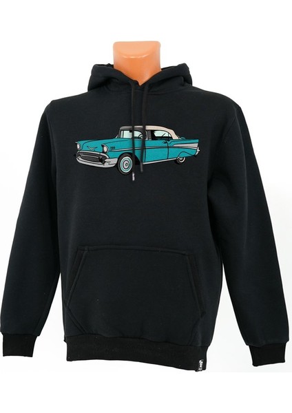 Vintage Car Baskılı Sweatshirt