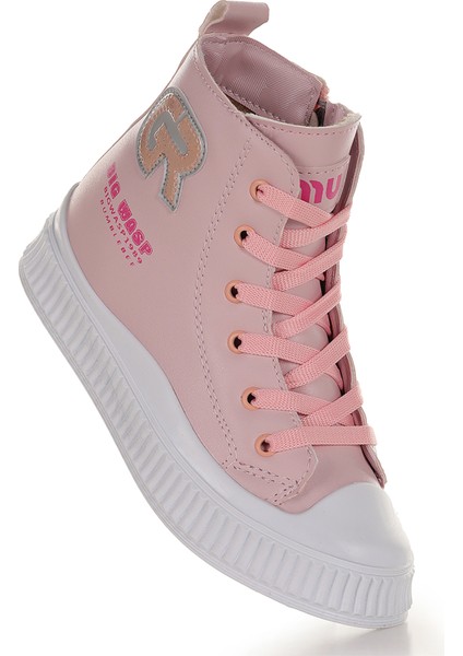 Wasp Fermuarlı Günlük Kız Çocuk Bot Ayakkabı