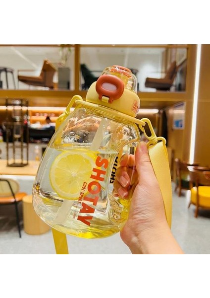 Hippo Su Matarası Xl Tritan Sarı 1300ML modelleri
