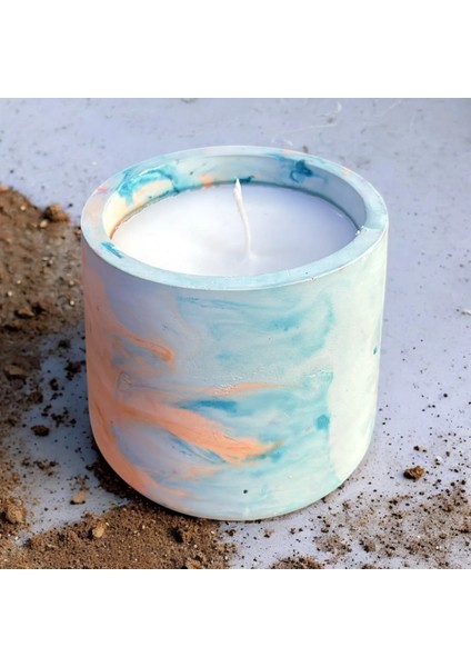 8x8 Büyük Kavonoz Mum - Kahve Aromalı Doğal Soya Wax Mum