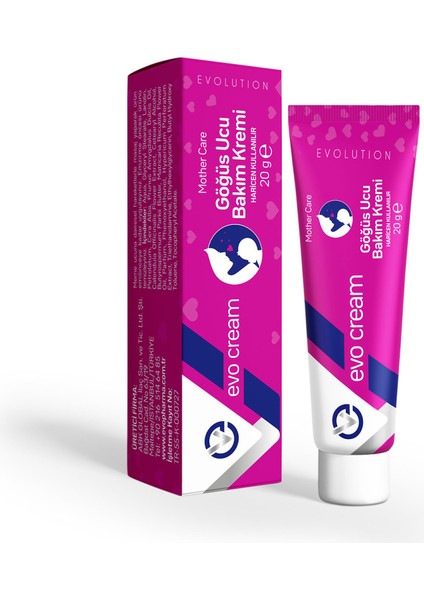 Evo Cream Mother Care Göğüs Ucu Bakım Kremi 20G