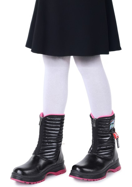 Mesan Çatlak Fermuarlı Günlük Kız Çocuk Bot Ayakkabı modelleri