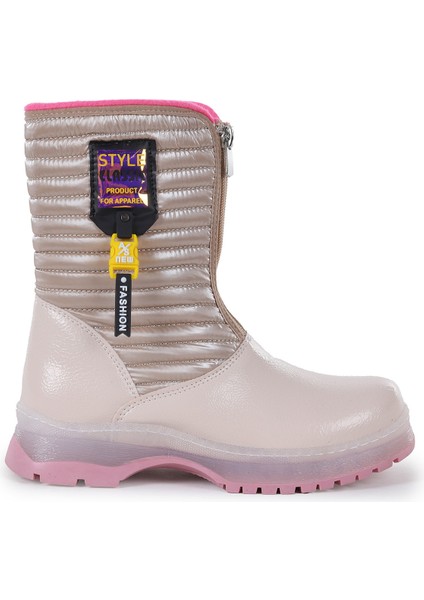 Mesan Çatlak Fermuarlı Günlük Kız Çocuk Bot Ayakkabı fırsatları