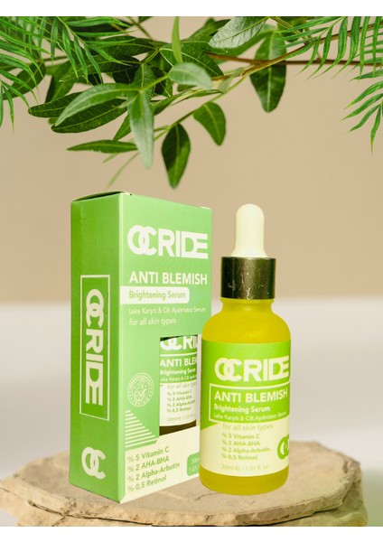 Anti Blemish Brightening Cilt Serumu Vegan Leke Karşıtı & Cilt Aydınlatıcı, 30 ml