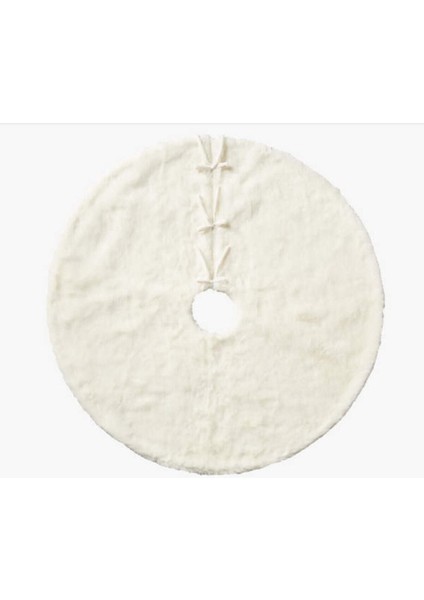 Peluş Yılbaşı Ağacı Örtüsü Yılbaşı Çam Ağacı Örtüsü Bej 100 cm Çaplı Yeniyıl Ağaç Örtüsü fırsatları