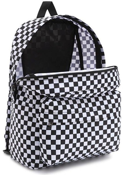 Mn Old Skool Check Backpack Sırt Çantası Damalı Beyaz