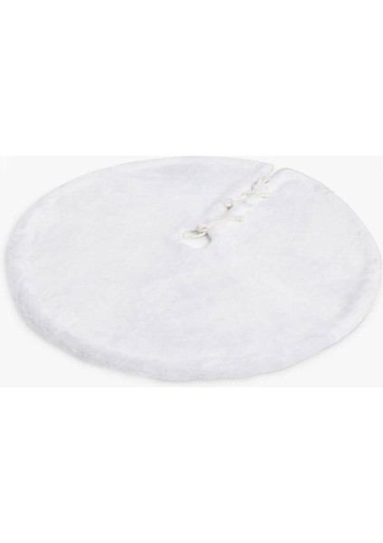 Peluş Yılbaşı Ağacı Örtüsü Yılbaşı Çam Ağacı Örtüsü Beyaz 100 cm Çaplı fiyatları