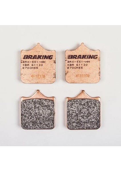 Trıumph Speed Triple 1050 R (2008-2011) Sinterli Ön Fren Balatası modelleri