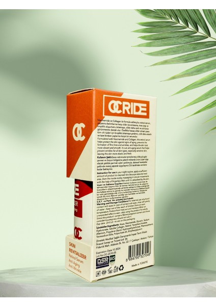 Yaşlanma Karşıtı Bitkisel Kolajen Vegan Cilt Serumu 30ML (Antı Agıng)