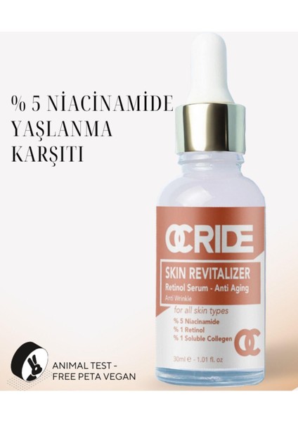Yaşlanma Karşıtı Bitkisel Kolajen Vegan Cilt Serumu 30ML (Antı Agıng)