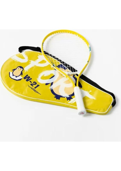 Çantalı Kort Çocuk Tenis Raketi Set 21 Inç