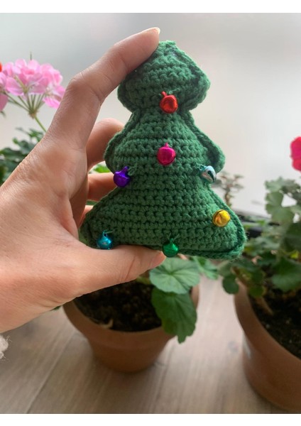 El Örgüsü Çam Ağacı Anahtarlık