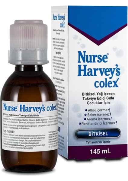 Colex 145 ml Bitkisel Şurup