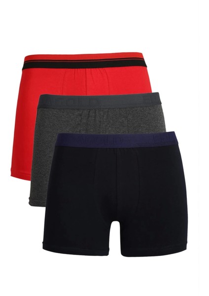 Erkek Penye 3'lü Boxer 40098