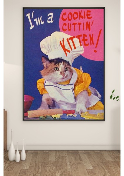 A3 Cookıe Kıtten Baskılı Poster