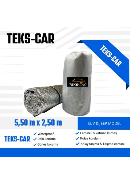 Suv Model Uyumlu Universal Dolu & Güneş ve Kar Koruyucu Oto Brandası modelleri
