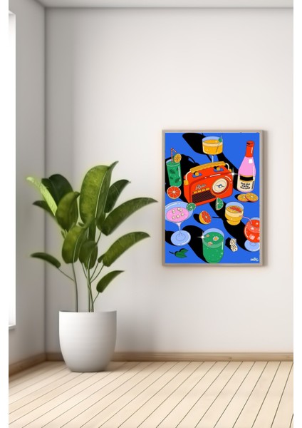 A3 Radıo Baskılı Poster