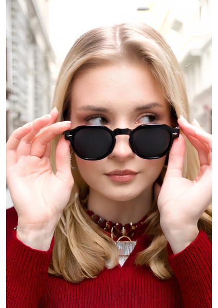 Prospera Polarize Unisex Siyah Güneş Gözlüğü