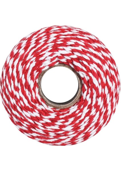 Hediye Paketleme Ipi Kırmızı Beyaz Ambalaj Marteniçka Ipi 200 M (Twine Baker) fırsatları