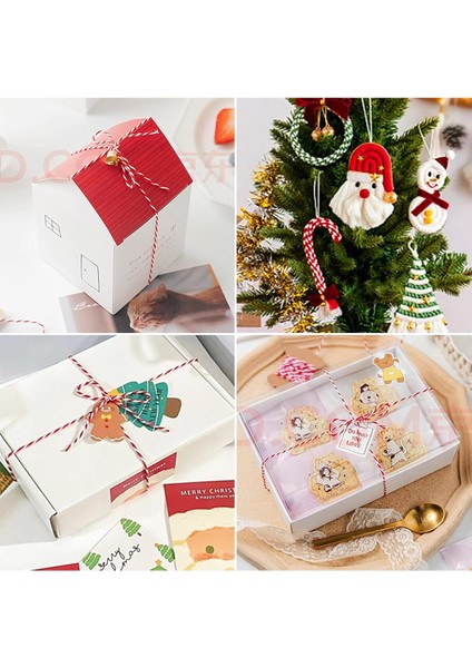 Hediye Paketleme Ipi Kırmızı Beyaz Ambalaj Marteniçka Ipi 200 M (Twine Baker) indirimleri