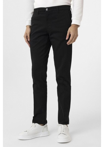 Yan Cep Armürlü Kanvas Pantolon