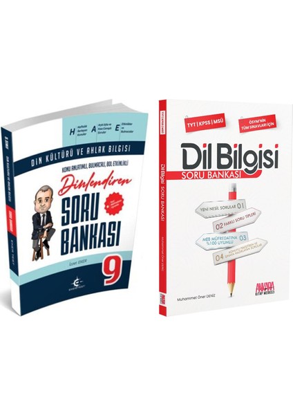 9.Sınıf Din Kültürü Dinlendiren Konu Anlatımlı Soru ve Dil Bilgisi Seti 2 Kitap