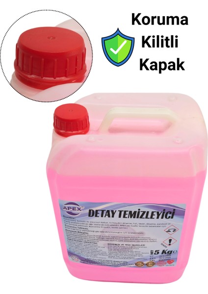 Detaylı Temizlik İlacı, Araç İçi Çok Amaçlı Detay Temizleyici 5 Kg - Derinlemesine Temizlik