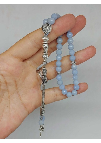 Angelit Taşı 33LÜK Tesbih 6mm (3926) indirimleri