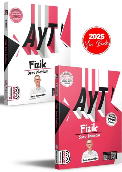 2025 Ayt Fizik Ders Notları ve Tamamı Video Çözümlü Soru Bankası Seti Benim Hocam Yayınları
