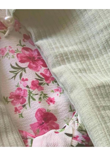 Kız Bebek Elbise Hırka Tül Altlı Takım (Yeşil) fırsatları