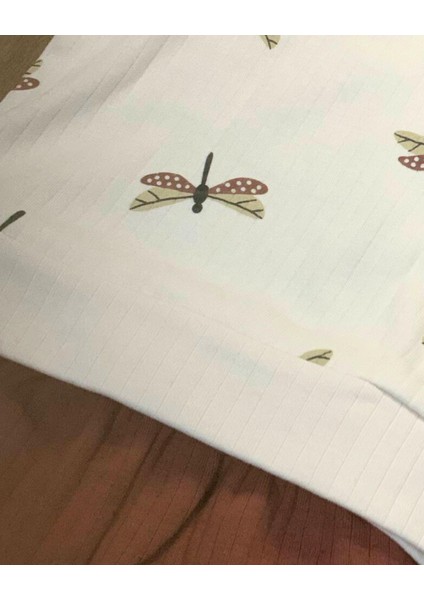 Yusufcuk Baskılı Volanlı Kol Aylık Kız Bebek Takım (Kahve) fırsatları