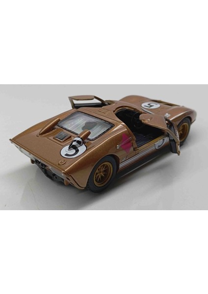 1:32 1966 Ford Gt 40 Mkıı Dtm Çek-Bırak Metal Araba modelleri