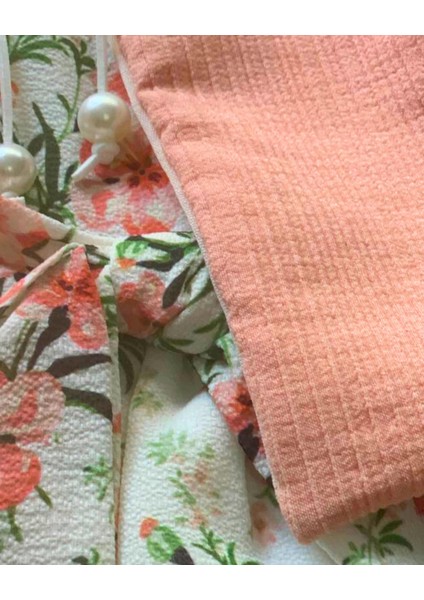 Kız Bebek Elbise Hırka Tül Altlı Takım (Pudra) fırsatları