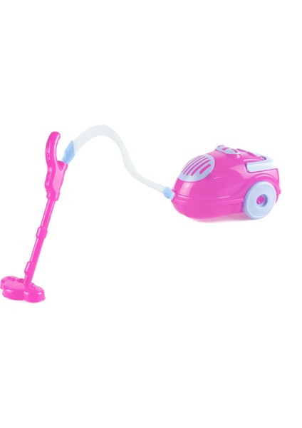 Oyuncak Elektirikli Süpürge Pembe Orta Boy Süpürge
