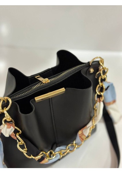 Kadın Fularlı 3 Bölmeli Çapraz Asklı Çanta indirimleri