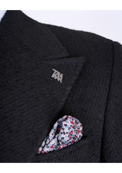 Italyan Stil Slim Fit Kruvaze Erkek Tek Ceket Siyah T13354 modelleri