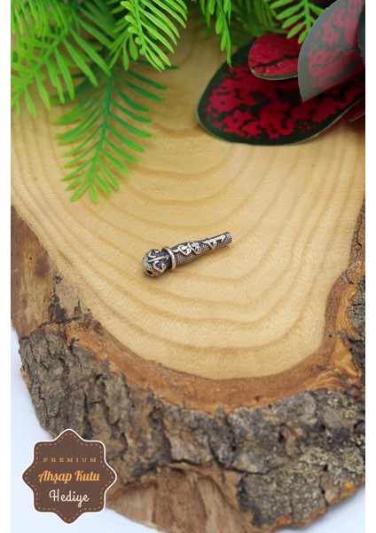 Elif Vav Işlemeli 925 Ayar Gümüş Tesbih Imamesi 201023442 modelleri