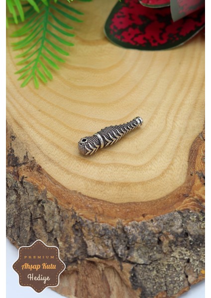 Çam Ağacı Işlemeli 925 Ayar Gümüş Tesbih Imamesi 201023440 fiyatları