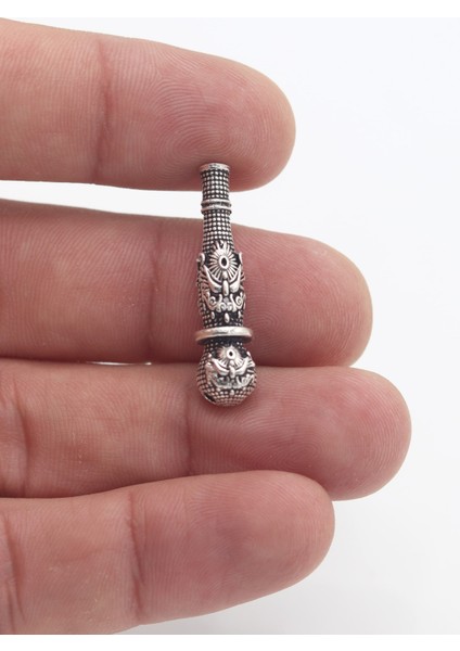 Sancak Işlemeli 925 Ayar Gümüş Tesbih Imamesi 201023437 fiyatları