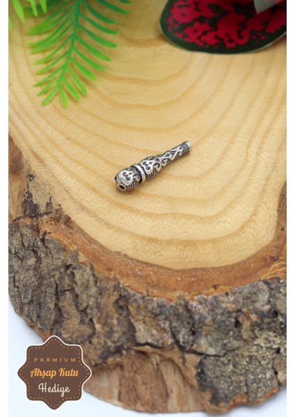 Sarmaşık Işlemeli 925 Ayar Gümüş Tesbih Imamesi 201023434 fiyatları
