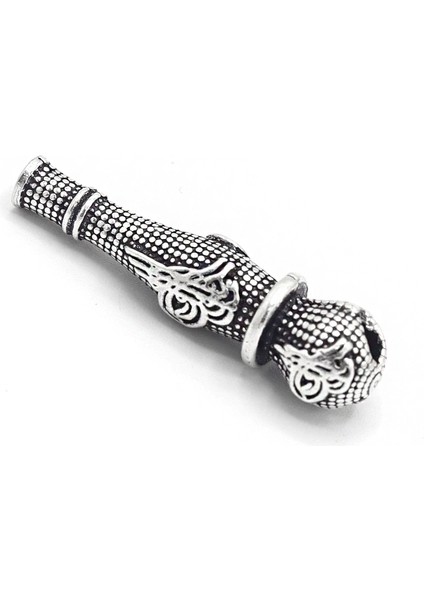 Tuğra Işlemeli 925 Ayar Gümüş Tesbih Imamesi 201023435