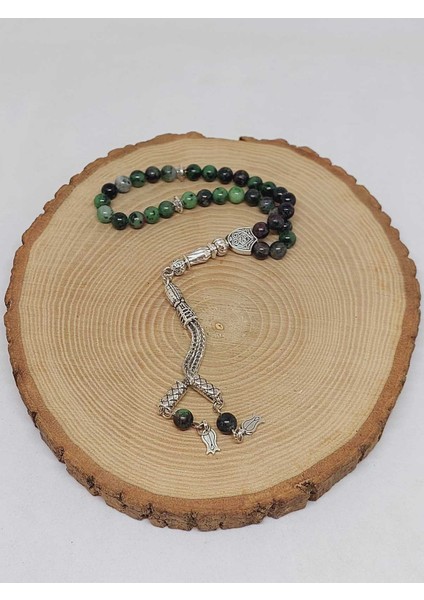 Anyolit (Rubizoit – Rubyzoisit) Taşı 33LÜK Tesbih 6mm (22450) fırsatları