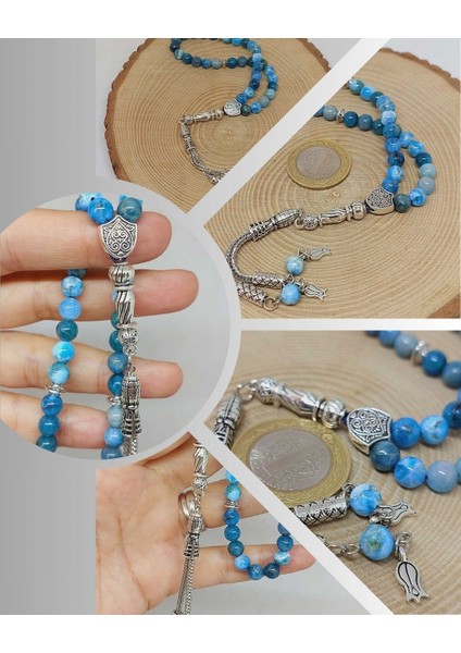 Apatit Taşı 33LÜK Tesbih 6mm (3208)